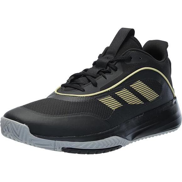 NWT adidas Men\'s Own The Game 3.0 Basketball,Black/Gold Metallic/Solid Grey,9.5 main image 7